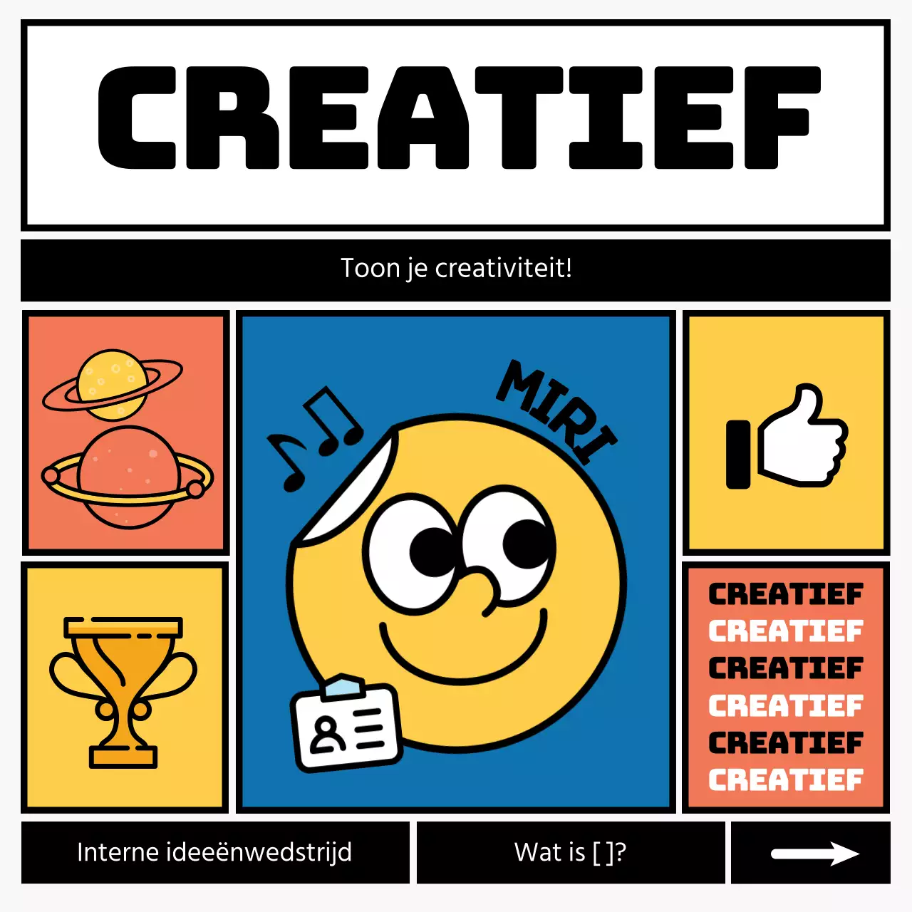 Interne competitie voor het Black Point frame concept
