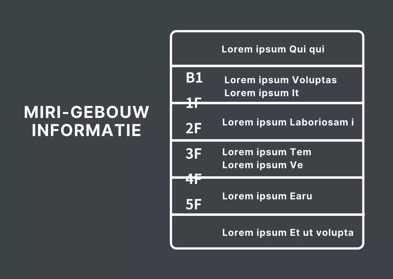 Witte Vloergids Transparante Poster