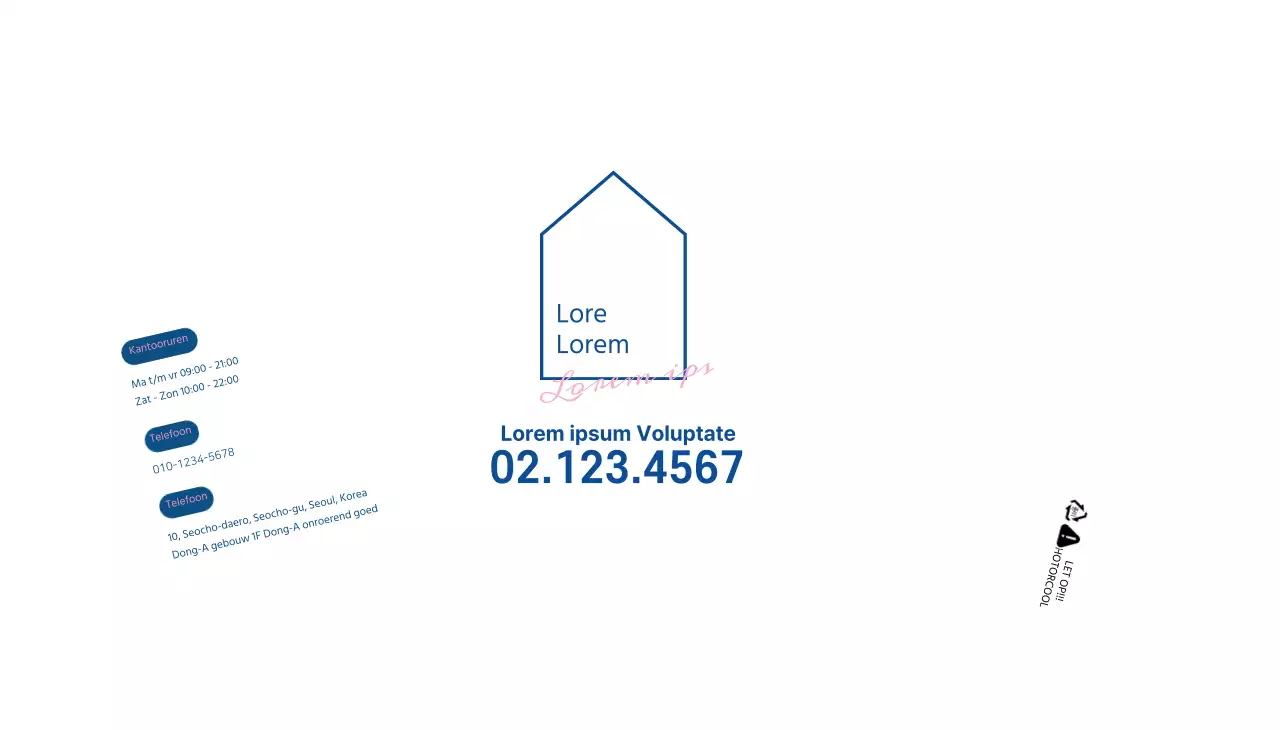 Witte strakke lijnen illustratie onroerend goed