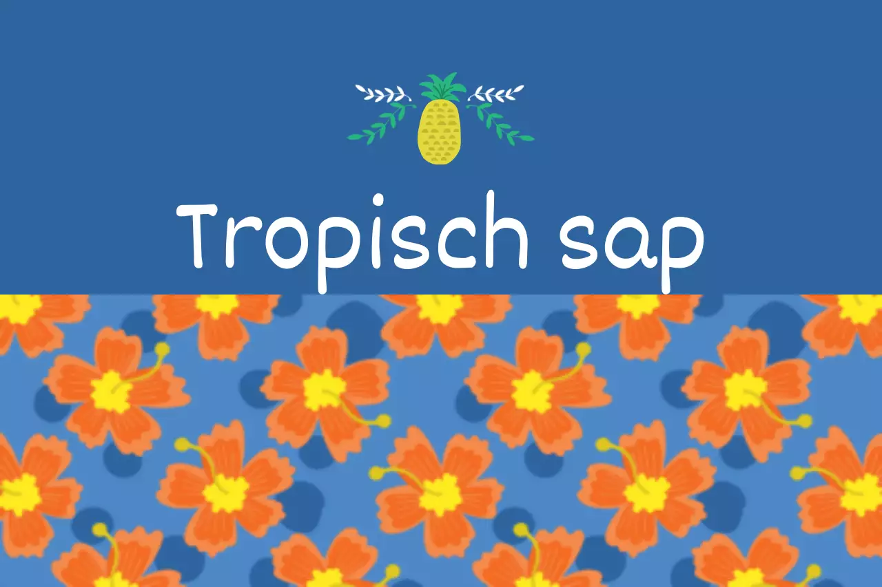 Tropisch sap