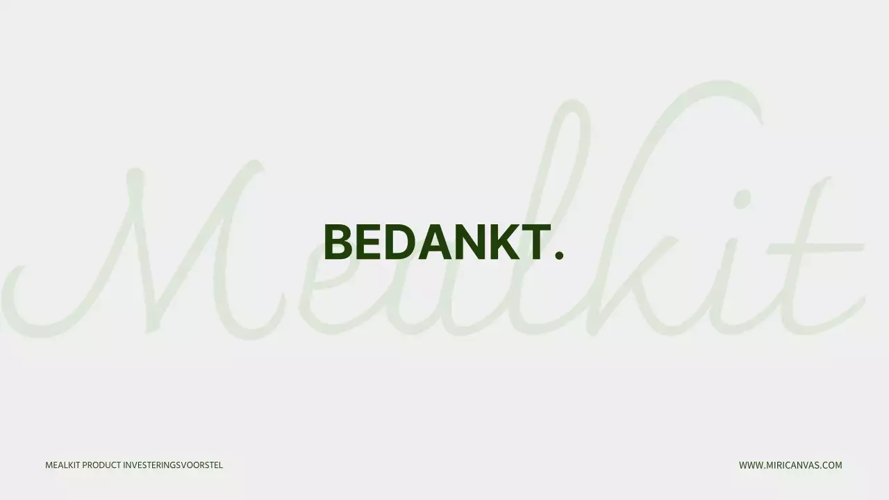 Investeringsvoorstellen voor grijze millkitproducten in groen