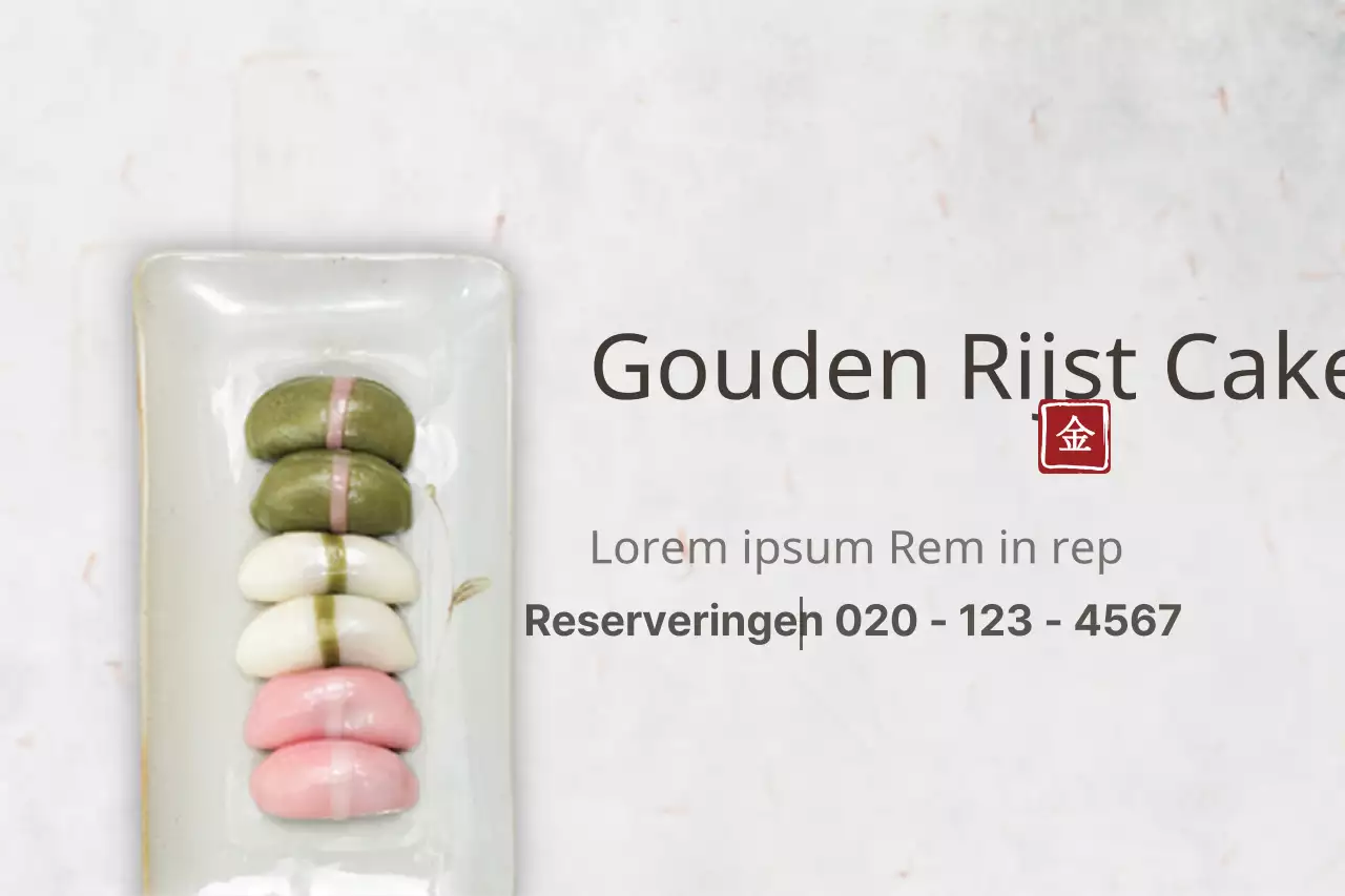 Gouden Rijst Cake