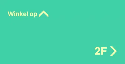 Mint en geel balsa met locatie-instructies