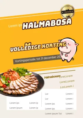 Adverteer een korting op je karaagemenu