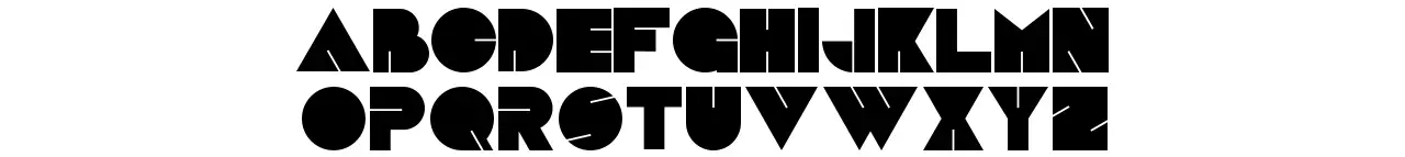 黄色と青のシンプルな図形のフォントが強調された会社広報用。