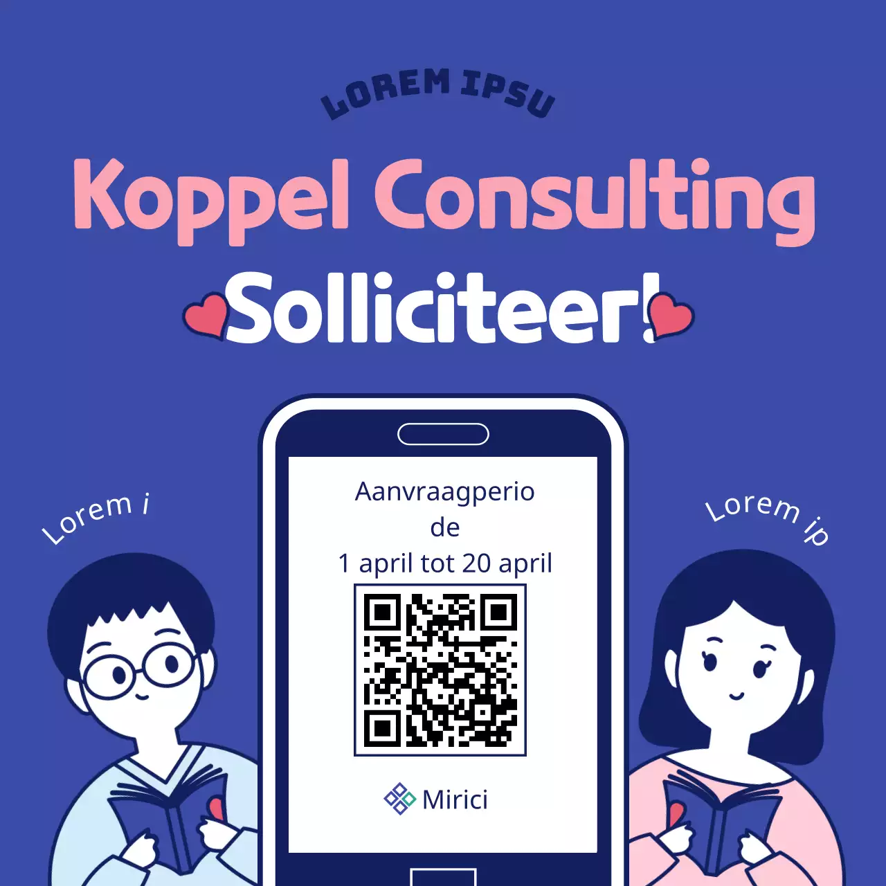 Eenvoudige en schattige illustratie in roze en navy Familiemaand Huwelijksreis Huwelijksreis Medisch Psychologie Psychiatrie Consultancy Programma