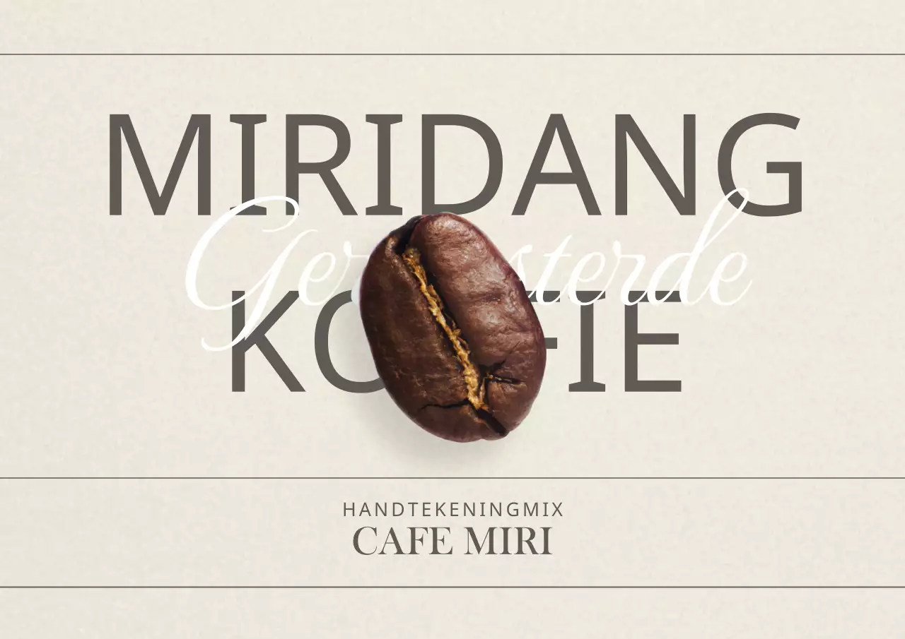 Koffiebonen in beige bruin Foto Vintage café in Punt