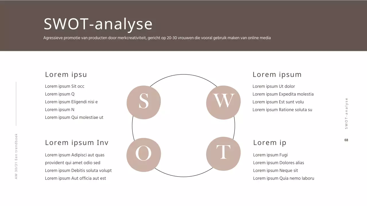 Eenvoudig businessplan voor kleding met zachte tinten