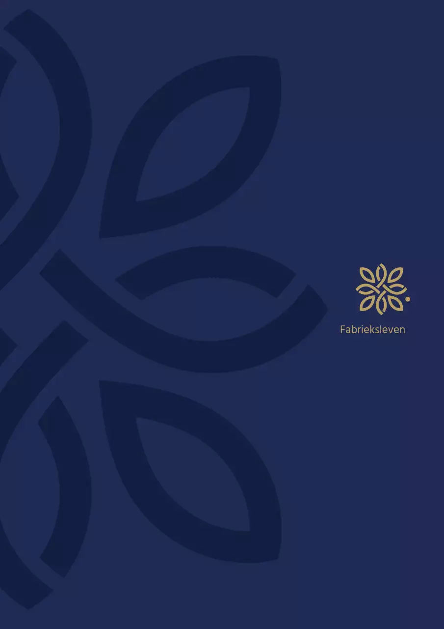 Zakelijk document sjabloon contract in marineblauw en goud (Zakelijk sjabloon)