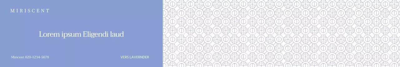 Blauw patroon achtergrond diffuser cadeaupapier