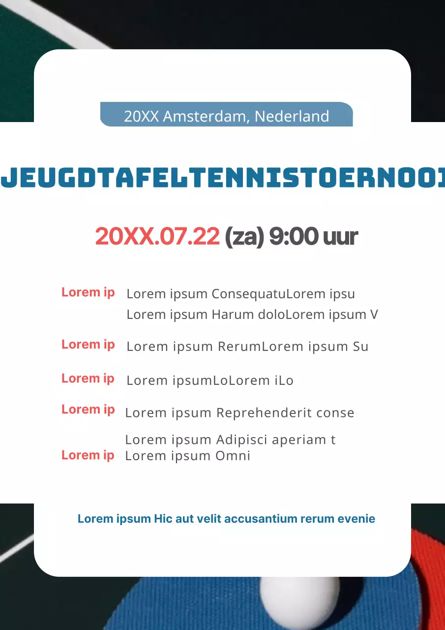 Jeugdtafeltennistoernooi