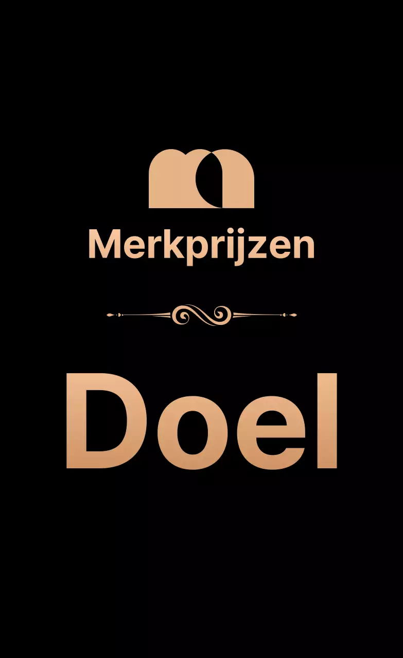 Promoot je awards met een goud en zwart logo en tekst