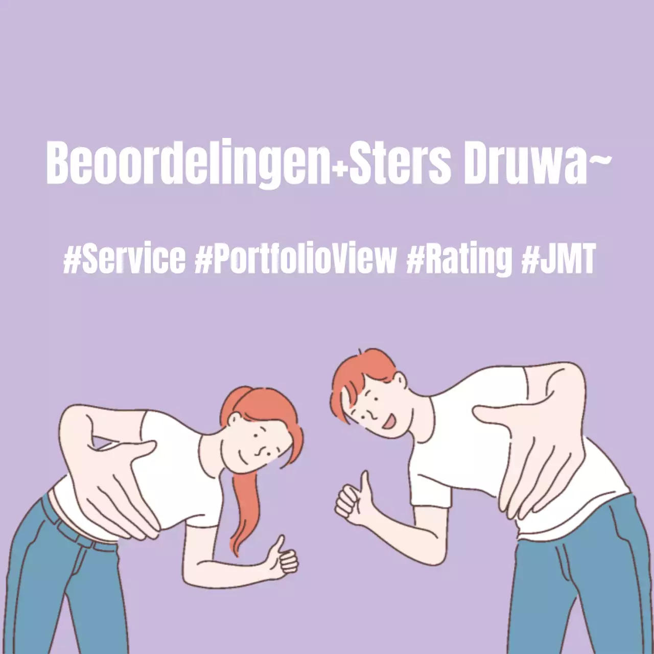 Stickers voor beoordeling van leveringen