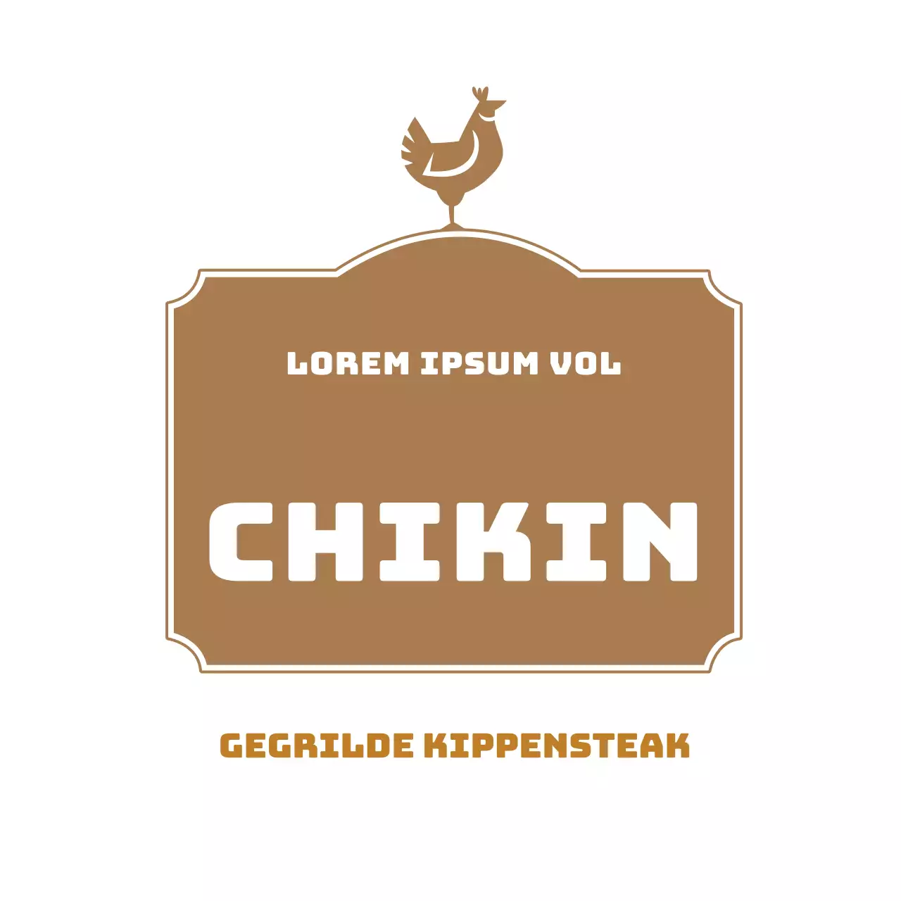 Label kippensteak