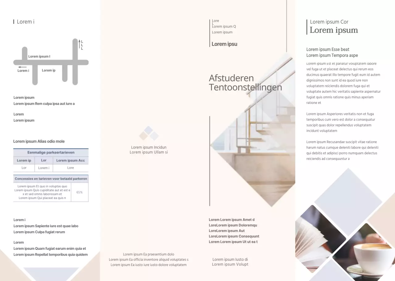 Pastelkleuren en strakke stijl Informatie over afstudeertentoonstelling