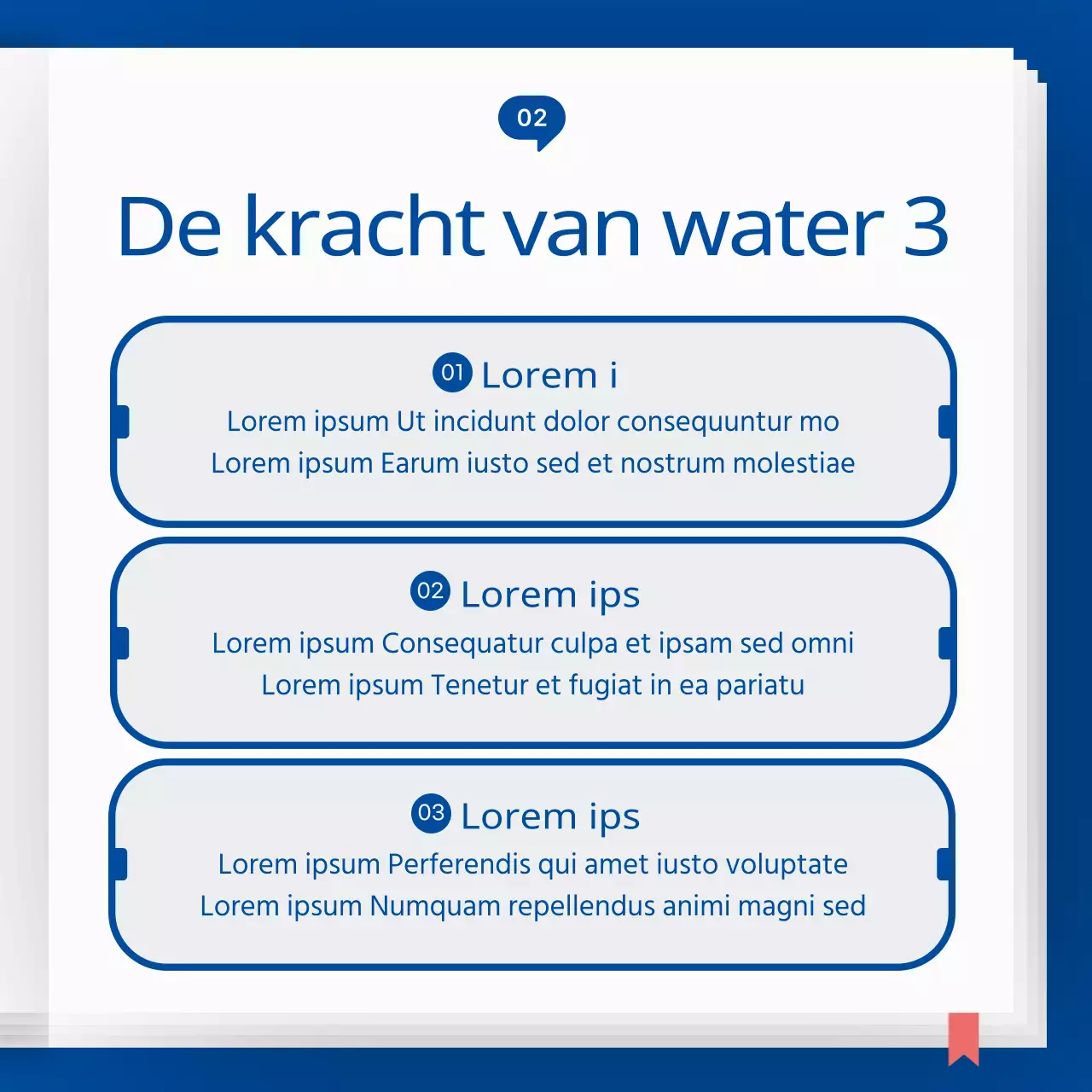 Blauw en hemelsblauw pictogram concept water encyclopedie