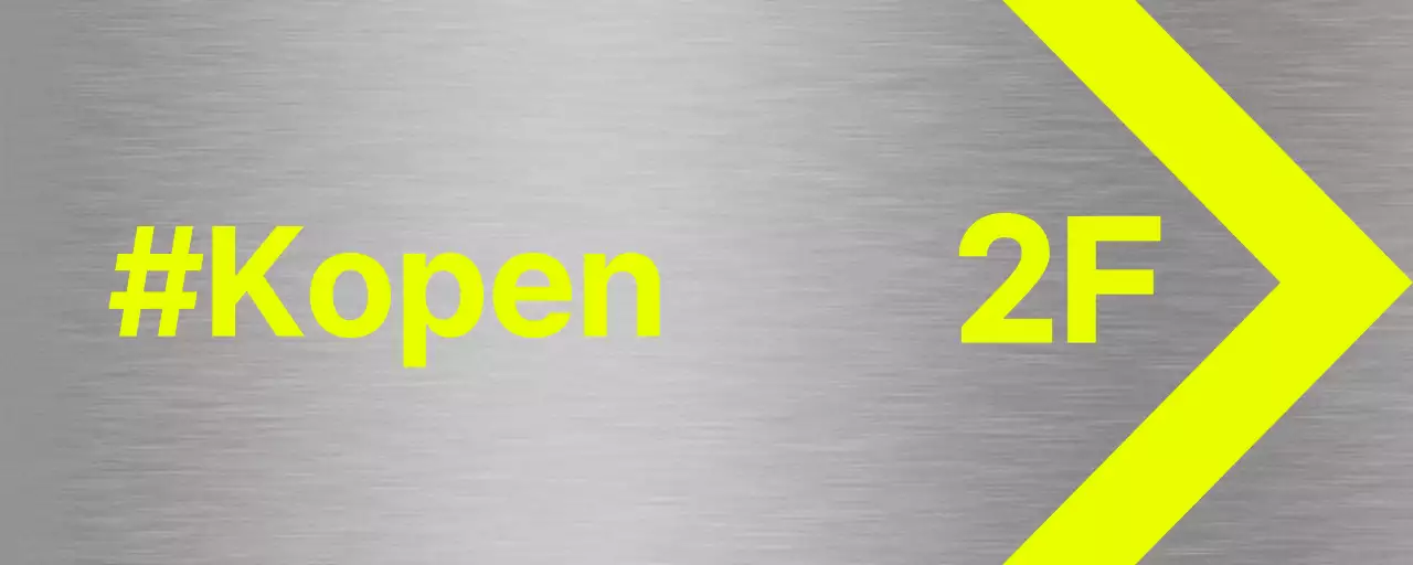 Eenvoudige plaatsnaamborden met felgele winkelbenamingen en illustraties van vormen