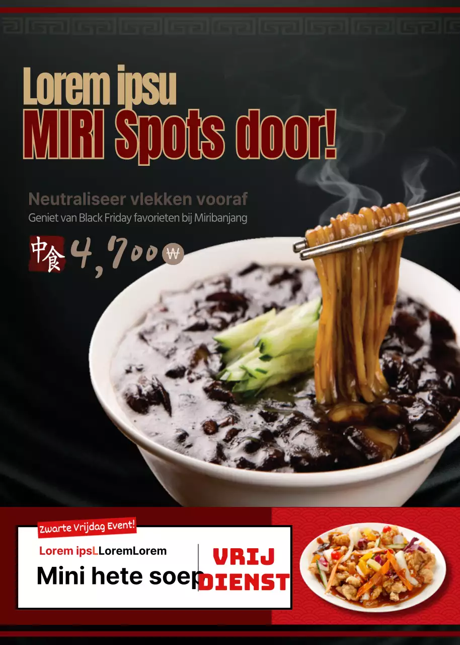 Zwarte en wijnkleurig Black Friday promotiethema