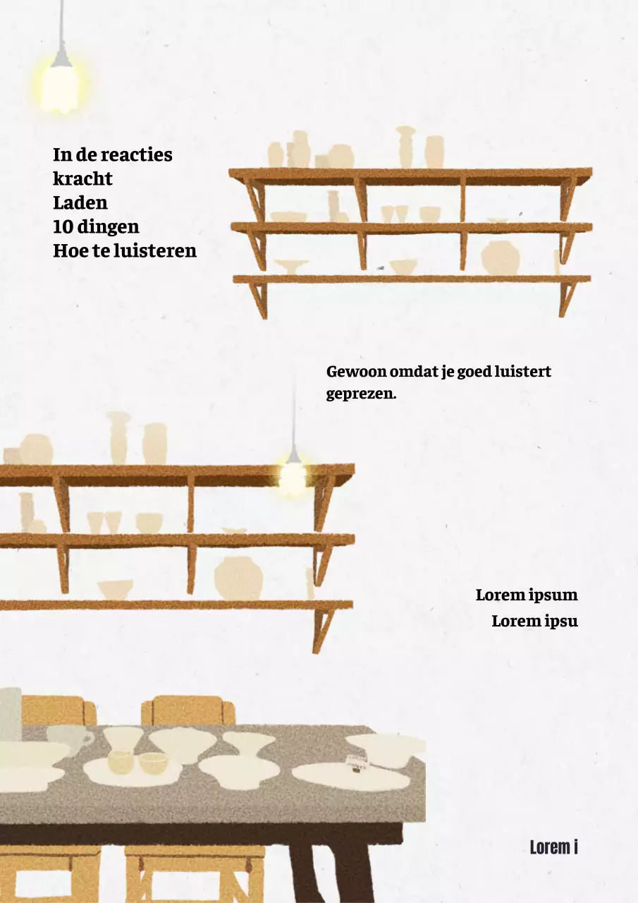 Een zelfhulpboek met een beige eetkamerconcept