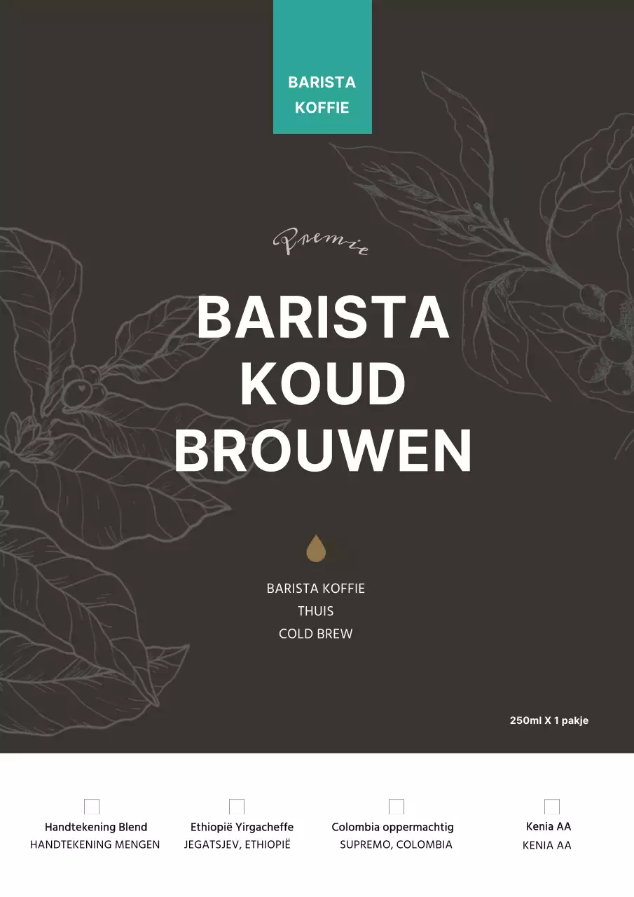 Braunton Cafe Ontwerp voor productpromotie