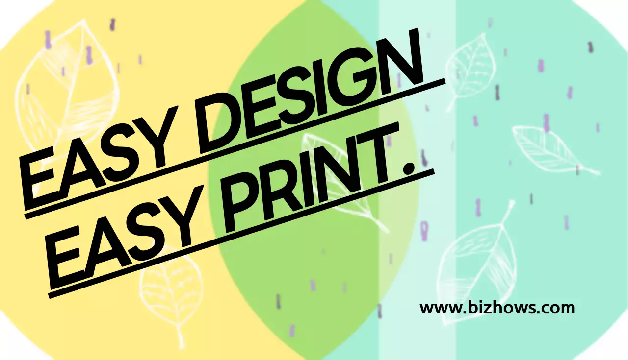 カラフル シンプル ビジネス 名刺