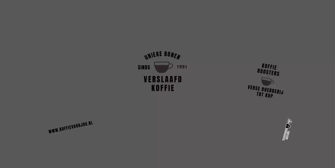 Grijze strakke lijnen illustratie café