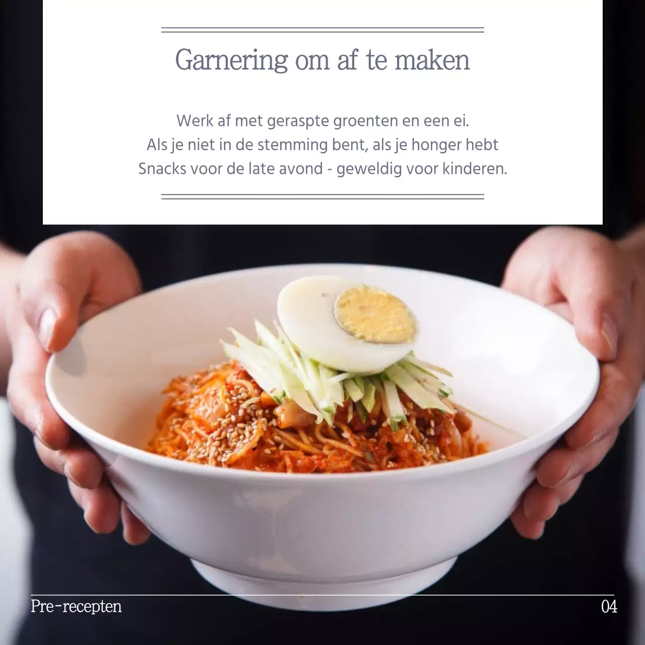 Bibimbap Noedels Recept