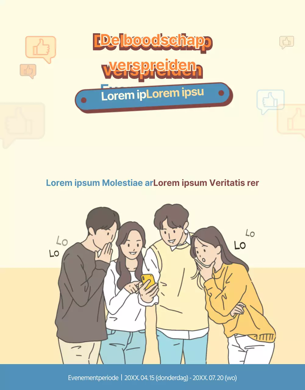 Evenementen verspreiden