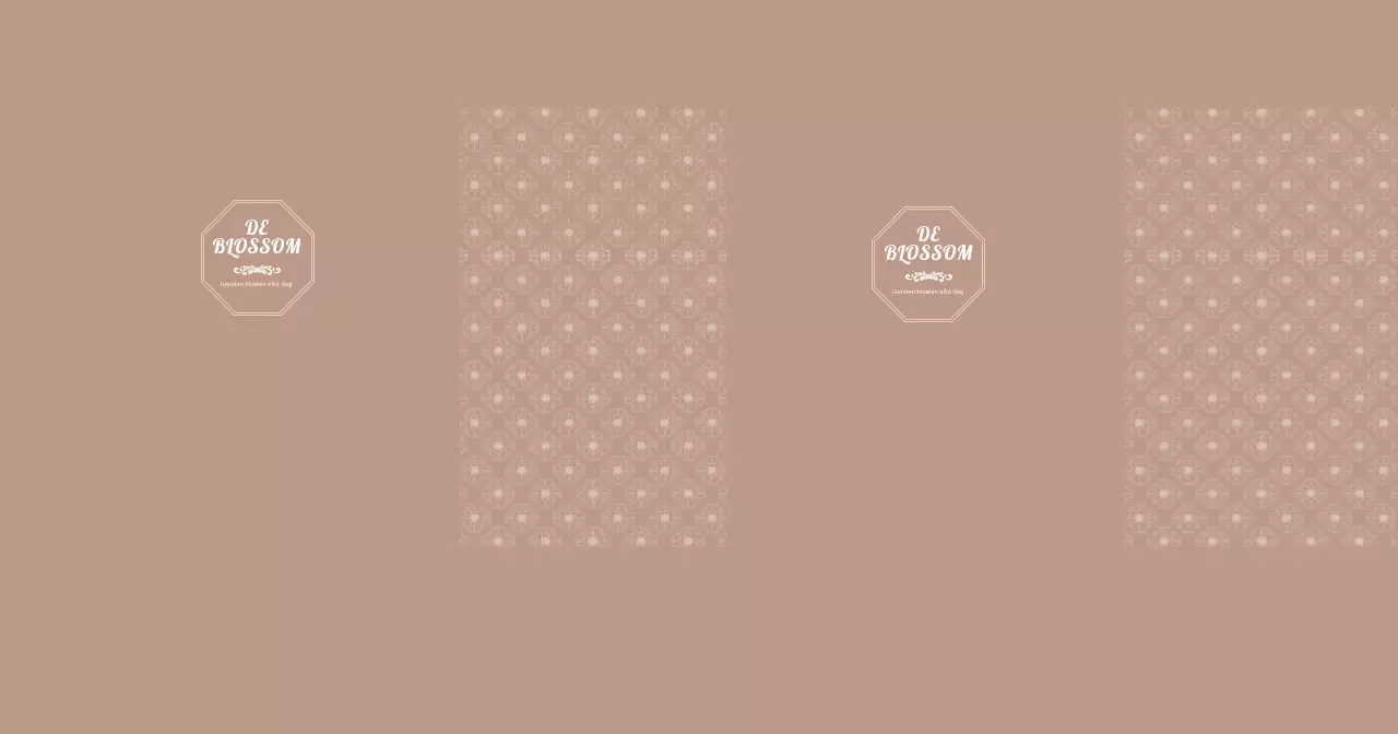 Bruin Luxueus Framepatroon