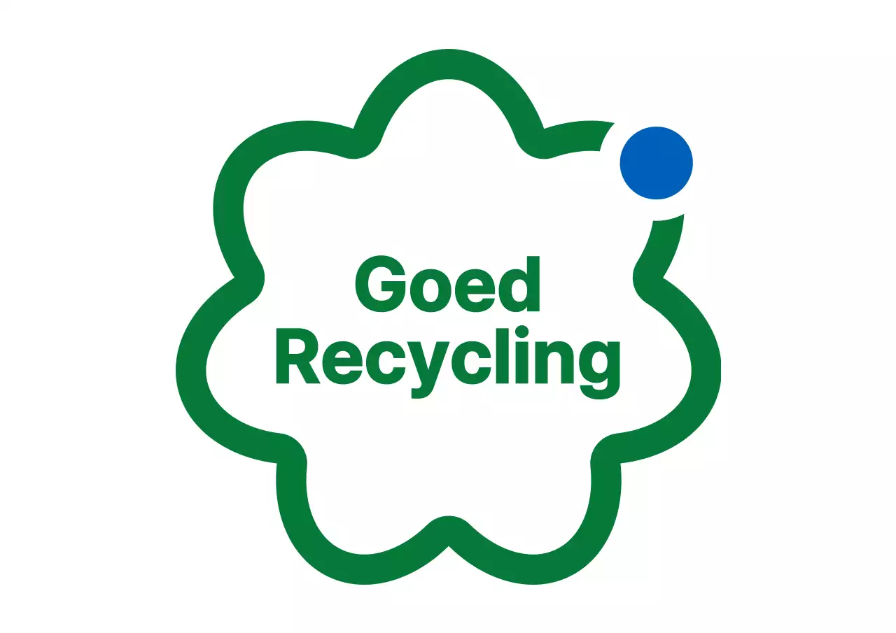 Eenvoudige combinatie van pictogrammen en tekst in groen en blauw Groene campagnes