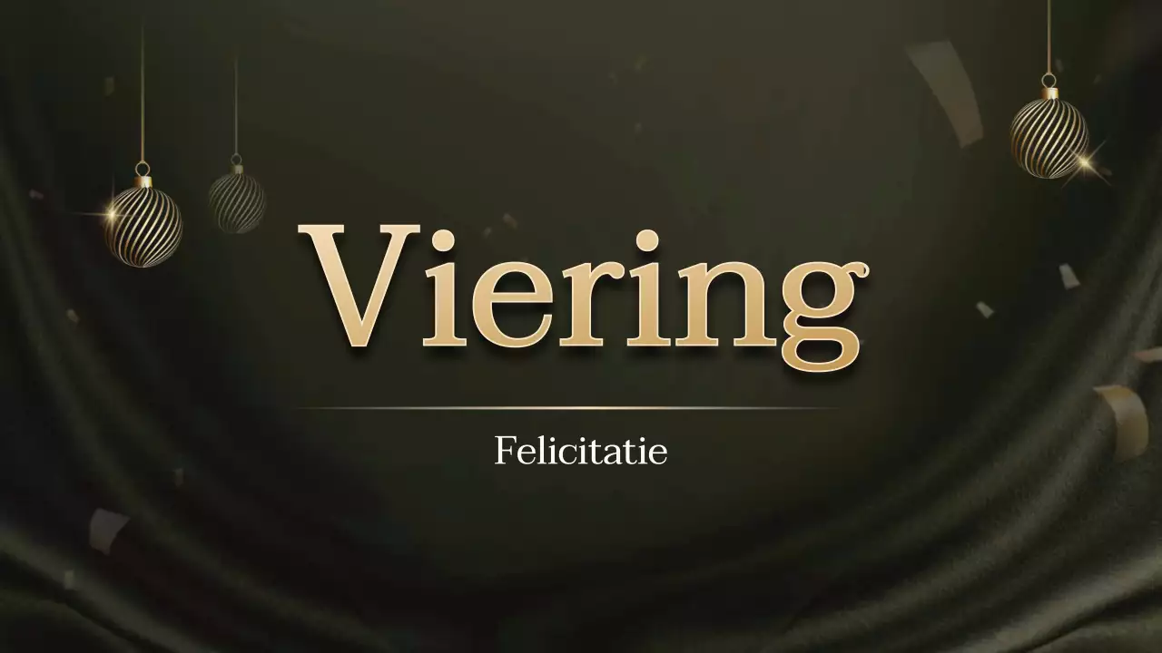 Een gouden en zwarte awards show concept soiree