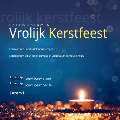 Een gezegende kerstdienst