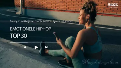 De beste afspeellijsten met trendy emotionele hiphop voor je workouts