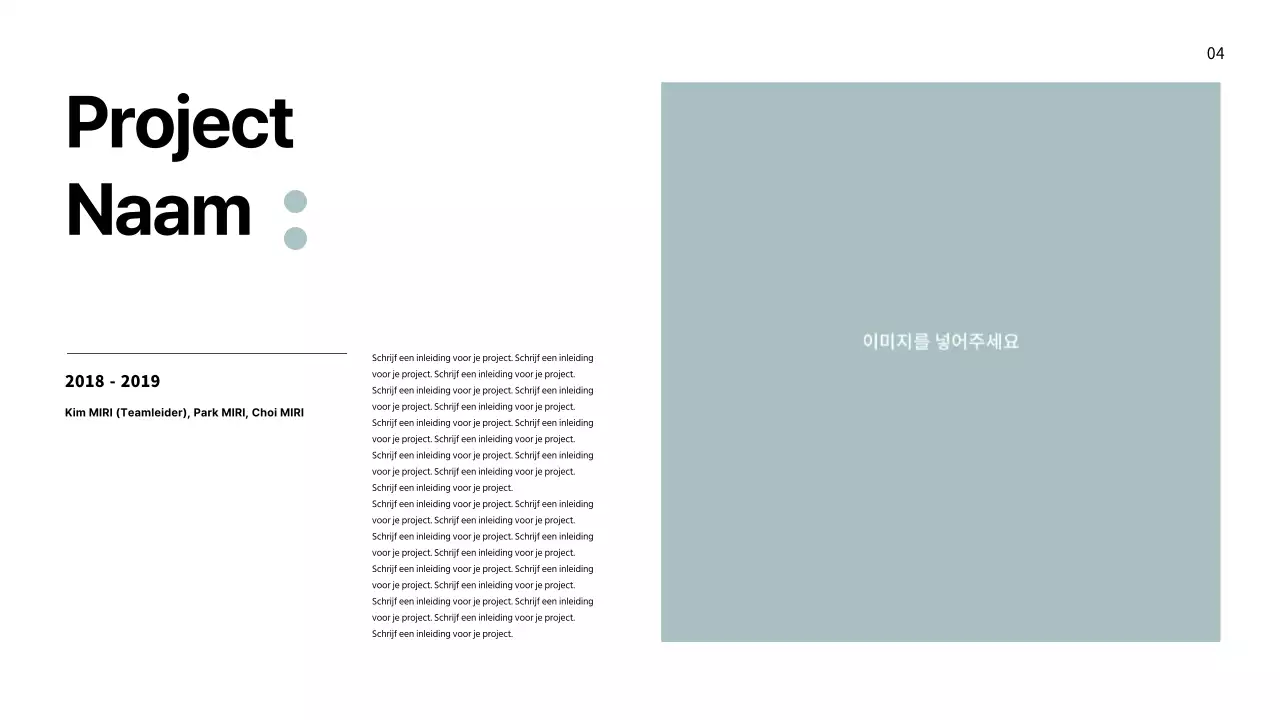 Portfolio met een frisse lay-out