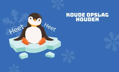 Koude opslag Pinguïn