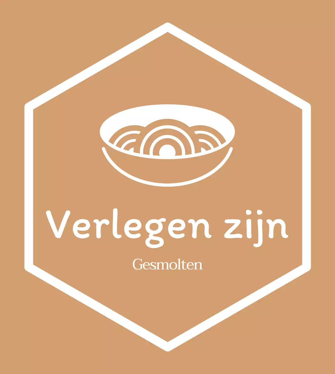 Eenvoudig Koreaans restaurantbord in goud