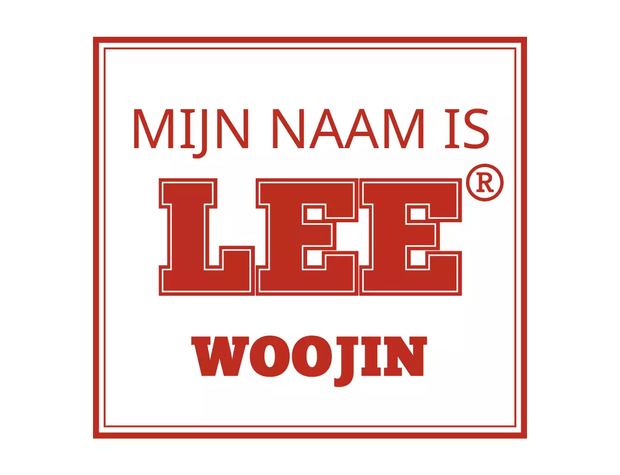 Eenvoudig en hip concept t-shirt in rood en wit