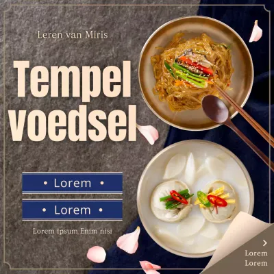 Gids voor traditionele vegetarische tempelmaaltijden