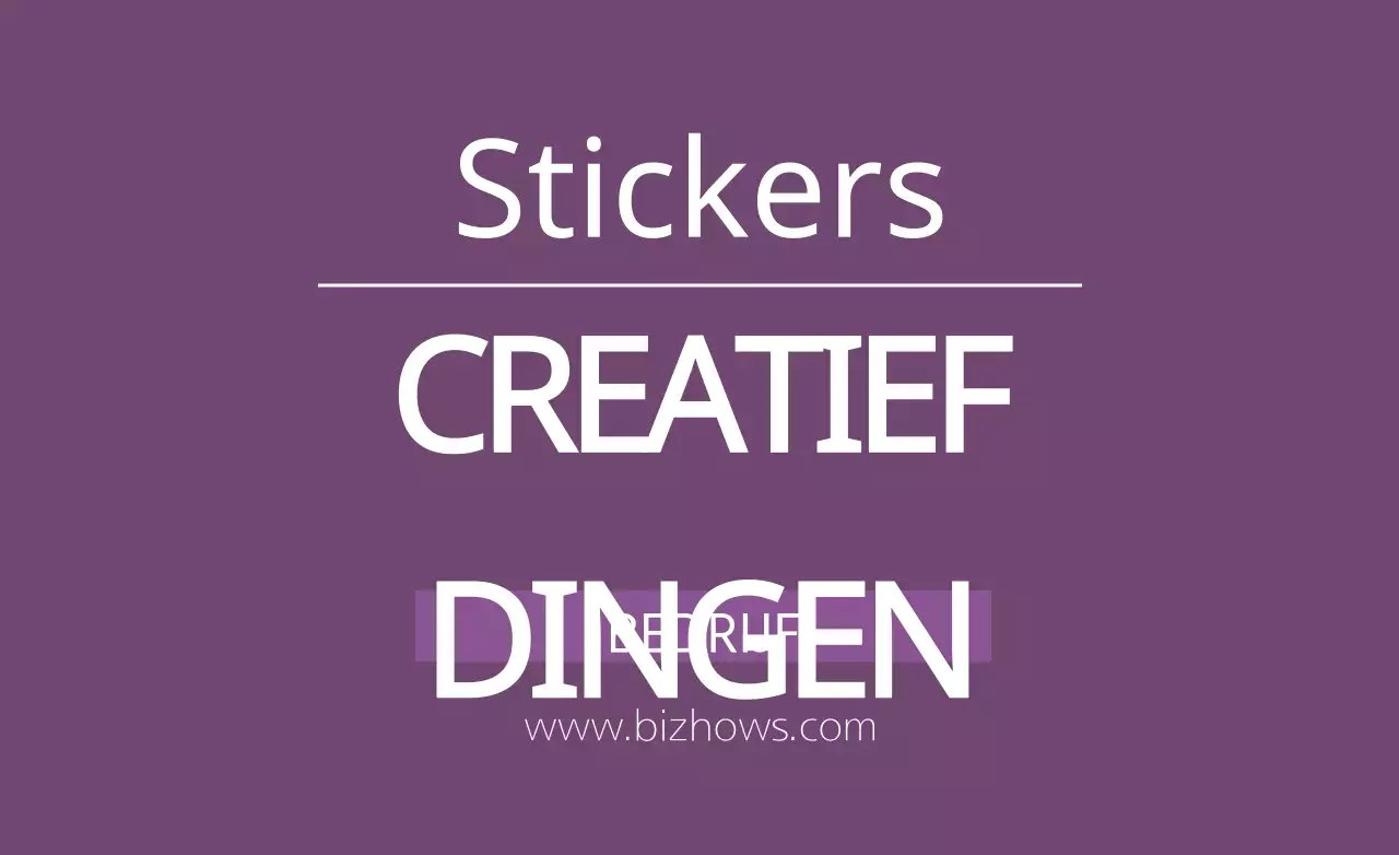 Zakelijke stickers
