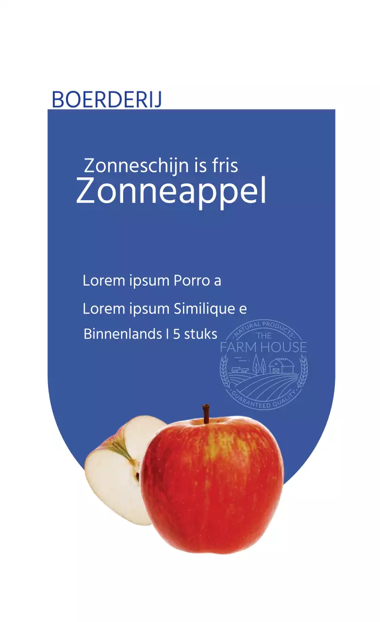 Etiketten voor zonnebloemproducten