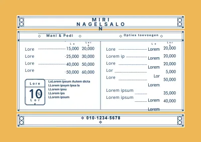 Nagel menubord_Garoposter01