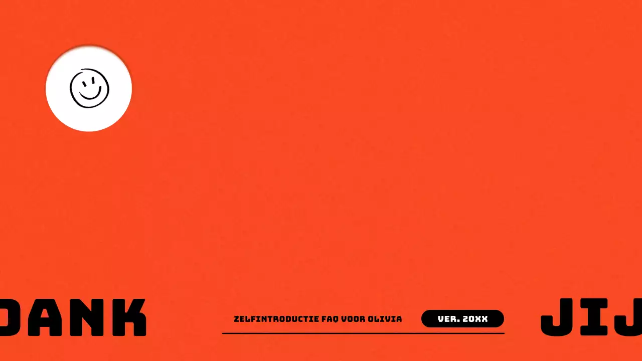 Een eenvoudige gradiënt concept infographic in oranje en wit Over ons