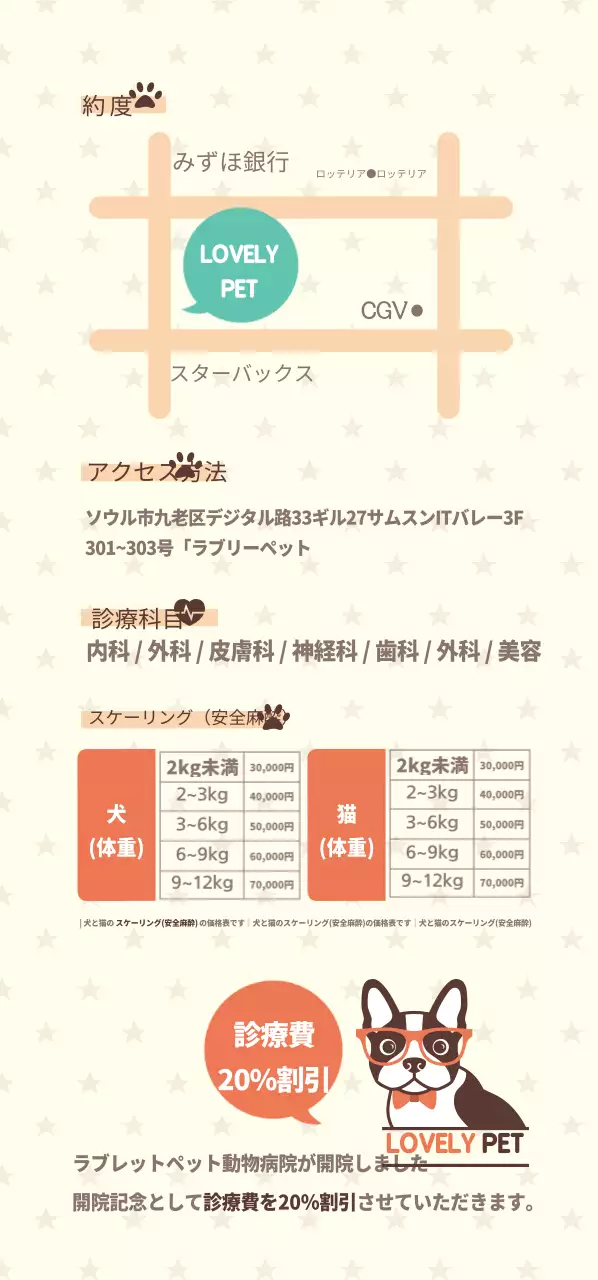 ラブリーペット診療費割引