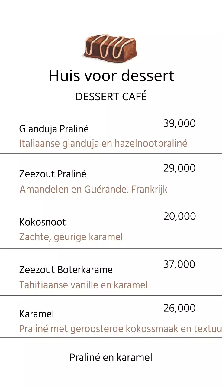 Huis desserts