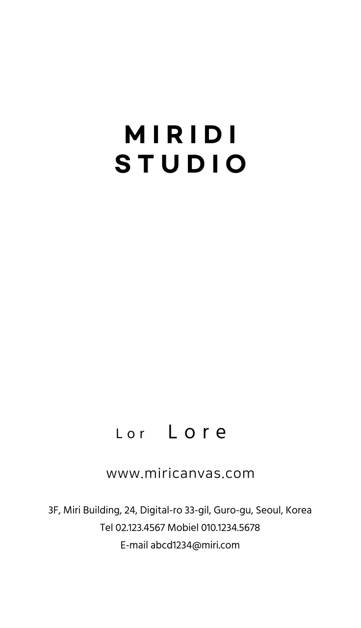 Eenvoudig zwart-wit atelier