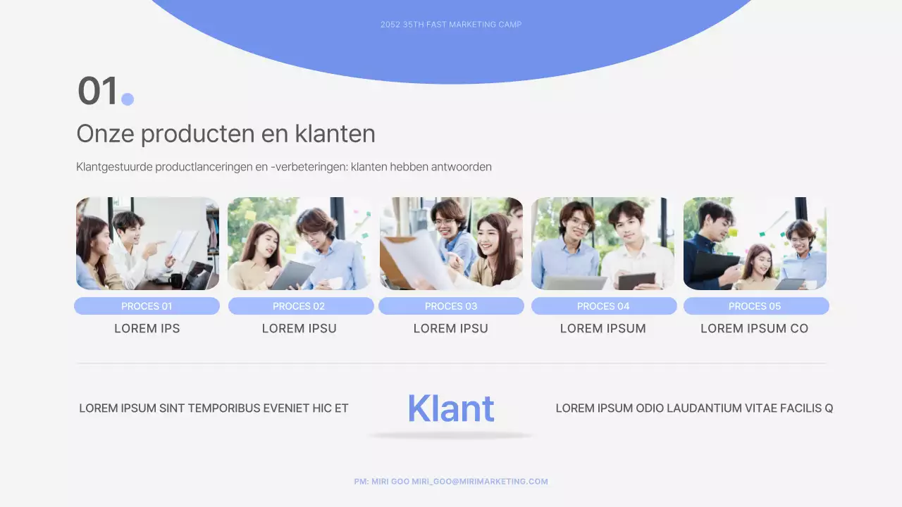 Blauw en wit 3D stereoscopisch vormen thema interview materiaal