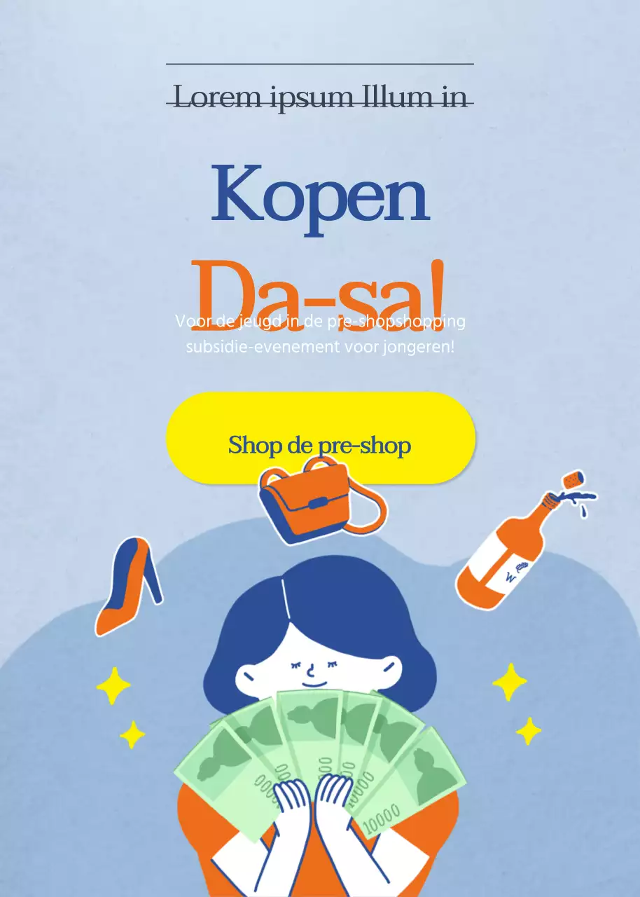 Evenementen ter ondersteuning van winkelen