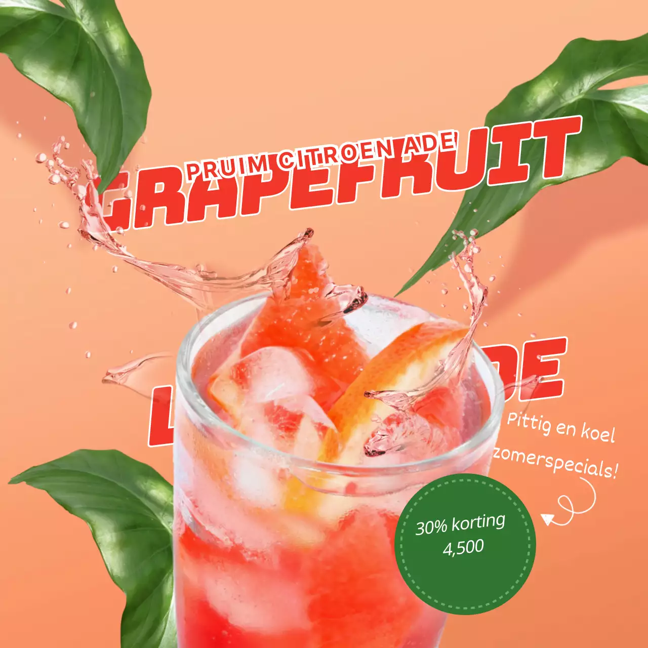 ZomerCaféNieuw menuGrapefruit