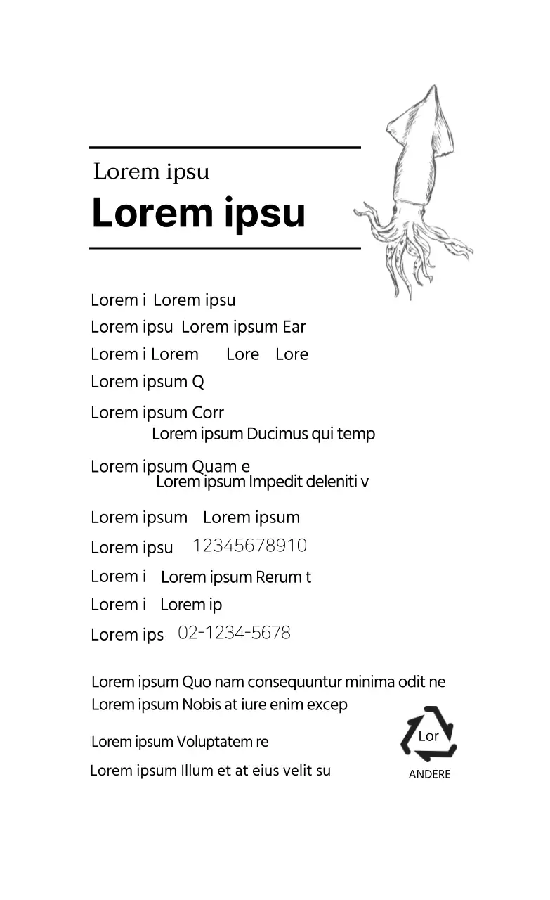 Witte illustratie eenvoudig zeevruchten etiket