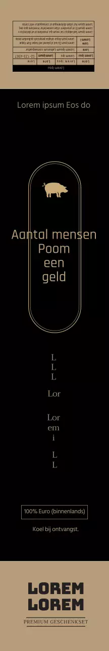 Zwartgoud Luxe Handon Geschenkset